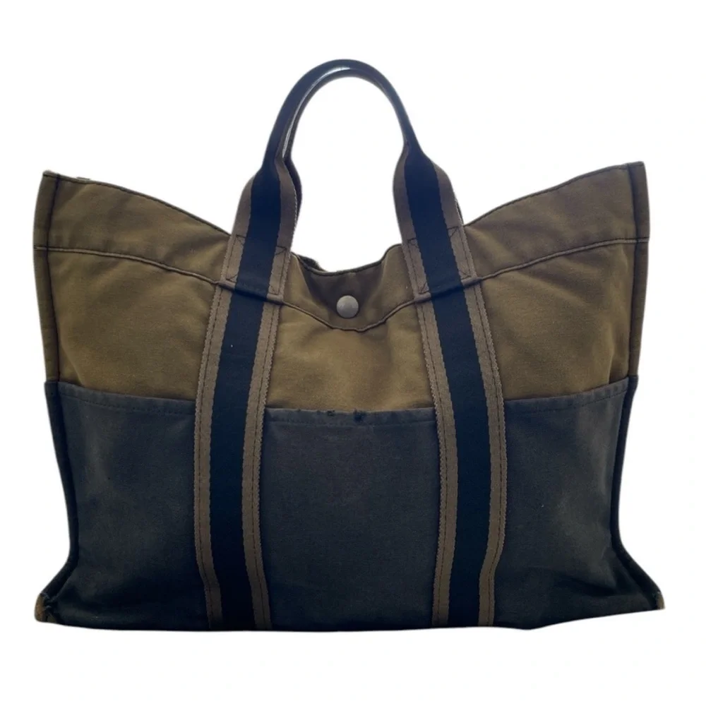 Hermès Toile Fourre-Tout MM Holdall Tote Bag -GUC 🫶🏾👜